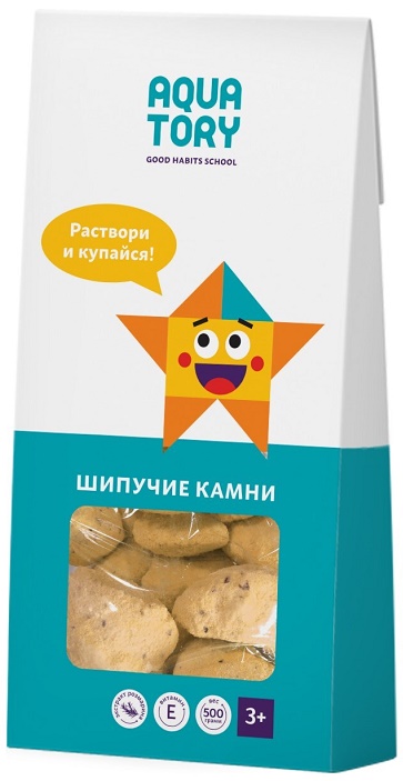 AQUA TORY Шипучие камни для ванн 500 гр Светло Коричневый ( 23597 ) #