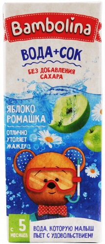 Bambolina Напиток Яблоко ромашка 0,2 л с 5 мес.