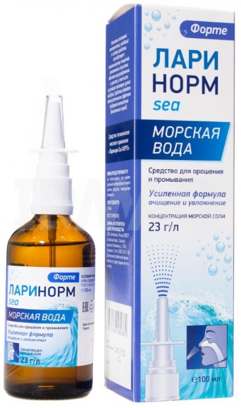 Ларинорм Sea Форте Морская соль 100мл