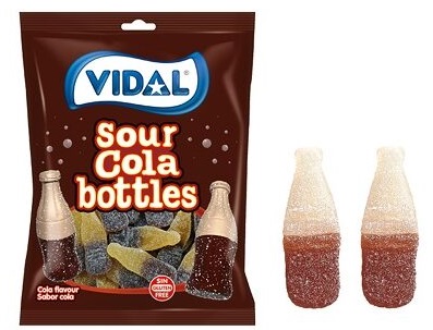 Мармелад Кола бутылочка кислая VIDAL 90гр