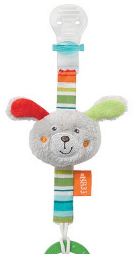 Держатель для Пустышки BABYFEHN Клипса с игрушкой арт.086256 (цв.в асс.)