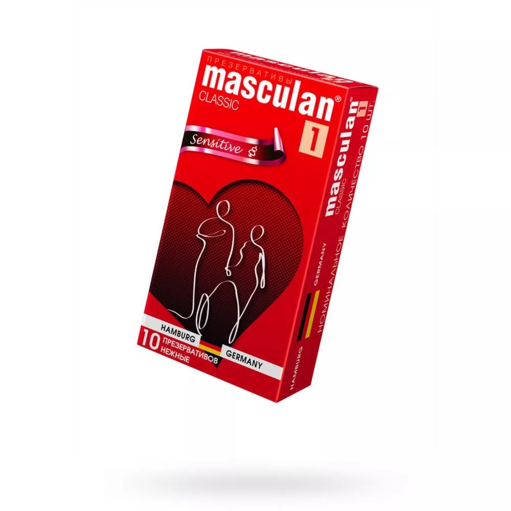 Презервативы MASCULAN Classic 10шт Нежные Утонченный латекс