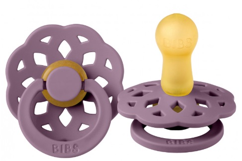 Пустышка латексная 6м+ Bibs Boheme Mauve арт.220300