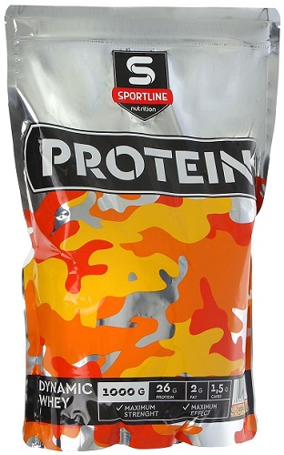 SportLine Dynamic Whey Protein 1000г Пломбир