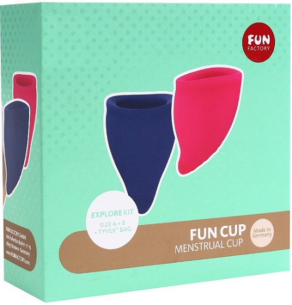 Менструальная чаша FUN FACTORY Fun Cup MC1 + MC2 size A + B