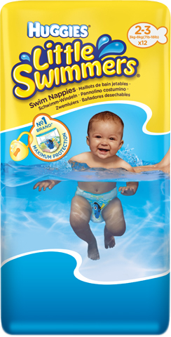 Трусики-подгузники для плавания HUGGIES Little Swimmers 2-3 ( 3-8 кг ) 12 шт (Упаковка)