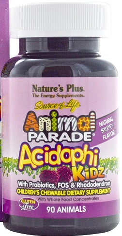 Animal Parade АцидофиКидс с ягод. вкус. №90таб.  &