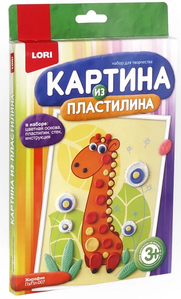 Картина из пластилина Жирафик арт.Пз/Пл-007 Lori