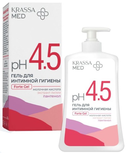 KRASSA MED Гель для интимной гигиены ФОРТЕ 250мл