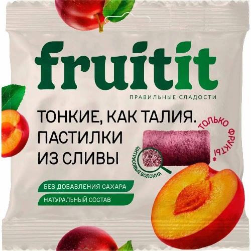 Fruit It Пастилки Сливовые 70г