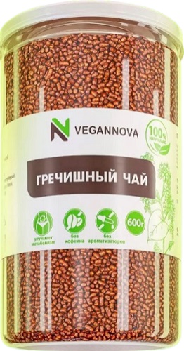 Гречишный чай 500г Vegannova банка