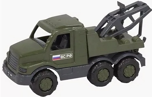 ПОЛЕСЬЕ 3+ Автомобиль-Эвакуатор военный РФ арт.48516 цв.в асс.