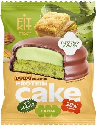 Fit Kit Десерт глазир. Экстра Кейк Фисташковая кунафа 50г