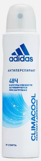 Adidas антиперспирант Climacool для женщин 150 мл спрей