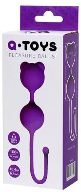 Вагинальные шарики A-Toys by TOYFA Meeko силикон фиолетовая 16.4 см