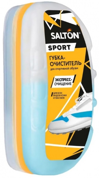 SALTON Губка-очиститель Sport для всех видов кож и текстиля 75мл Бесцветный