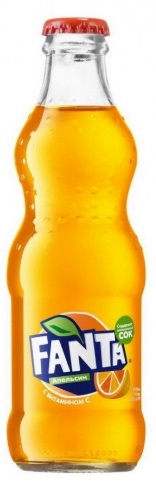 Fanta Апельсин 0,25 л Напиток безалкогольный газированный стекло