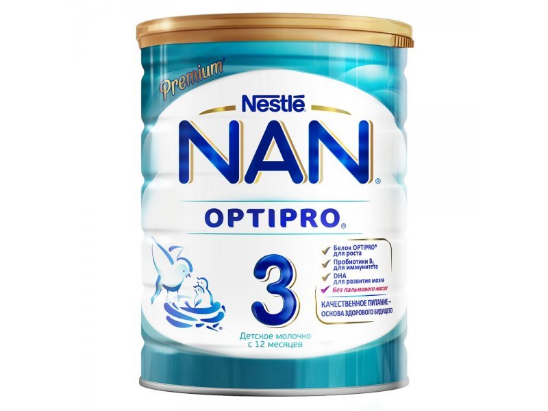 NAN 3 OPTIPRO 400г Напиток молочный детский сухой с 12 мес