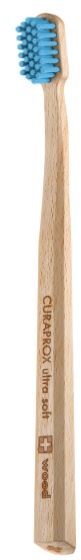 Зубная щетка CURAPROX Wooden Toothbrush с деревянной ручкой