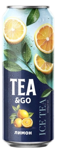 Напиток Tea&Go Зеленый чай со вкусом Лимона 0,45л