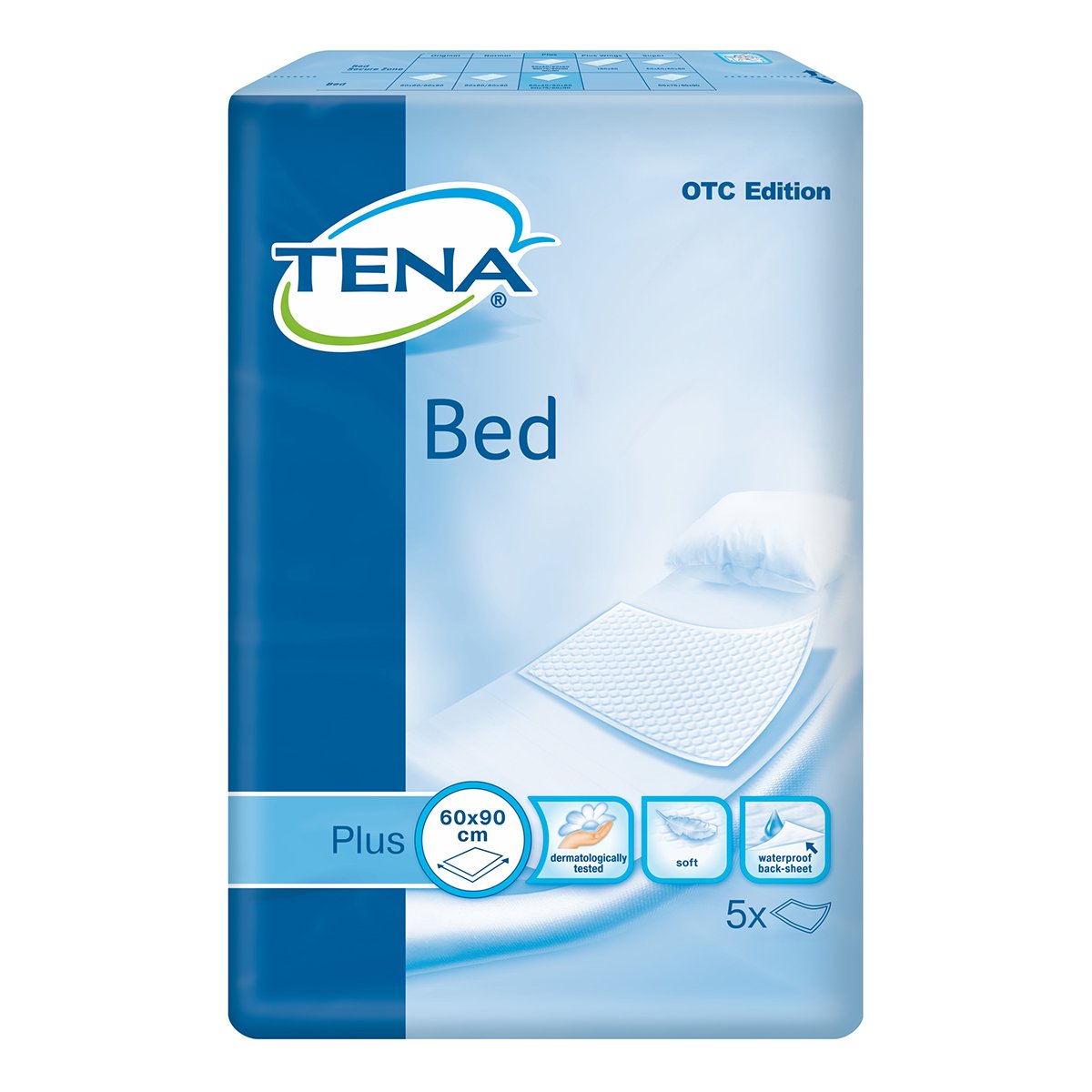 Пеленки одноразовые 60*90см 5шт TENA Bed Plus