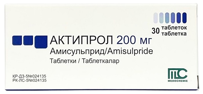 Актипрол табл. 200 мг №30 ( амисульприд ) (Упаковка)
