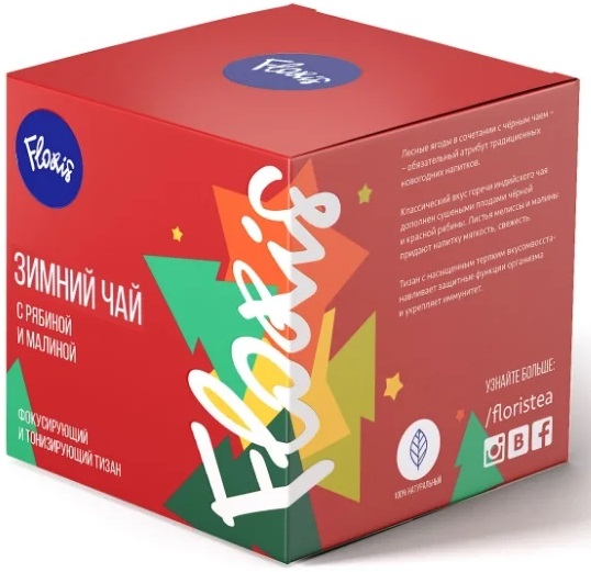 Floris Тизан Зимний чай Рябина малина 50г кор.