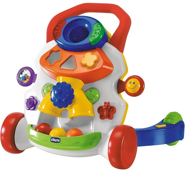 CHICCO Игрушка Толокар 2в1 Детские шажочки 9м+