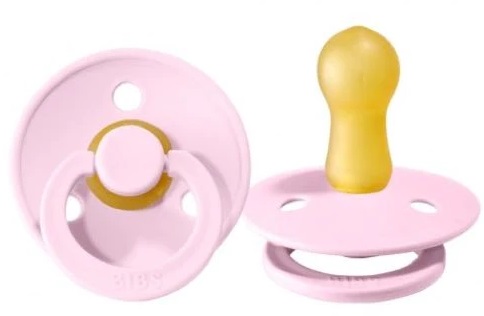 Пустышка латексная 6м+ Bibs Baby Pink арт.200234