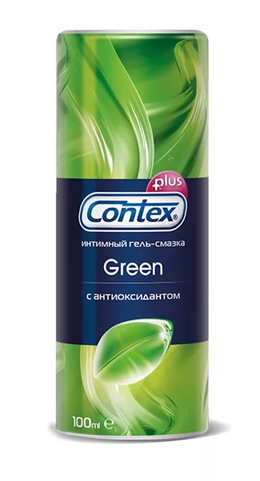 Лубрикант CONTEX Green 100 мл с антиоксидантом Гель-смазка