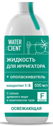 Жидкость для Ирригатора WATERDENT Освежающая 500мл