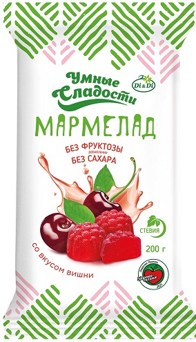Di&Di Умные сладости Мармелад 200г Вишня