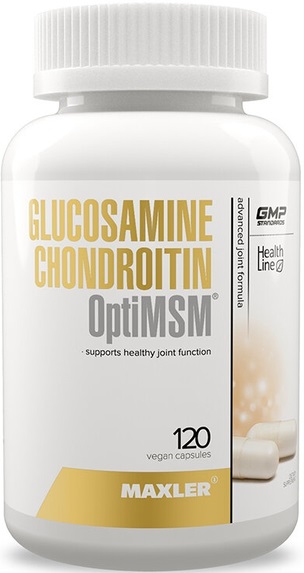 Maxler Glucosamine Chondroitin Opti MSM 120капсул  &