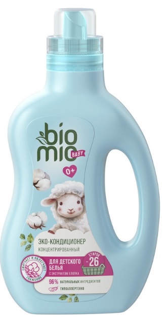 Bio Mio Кондиционер для детского белья 800 мл Хлопок