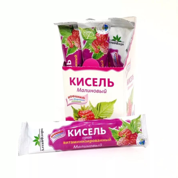 Кисель сухой витаминизированный "Сладкая ягодка"  Малиновый 20,0 АлтайФлора