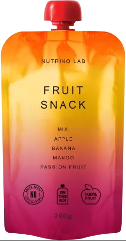 Nutrino Lab Пюре Яблоко Манго маракуйя банан 180г с 2лет