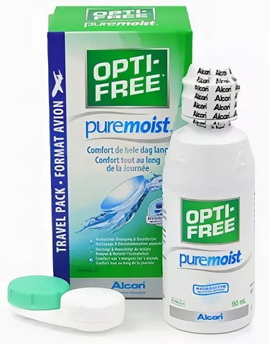 Раствор для линз OPTI-FREE PureMoist 90 мл Опти Фри