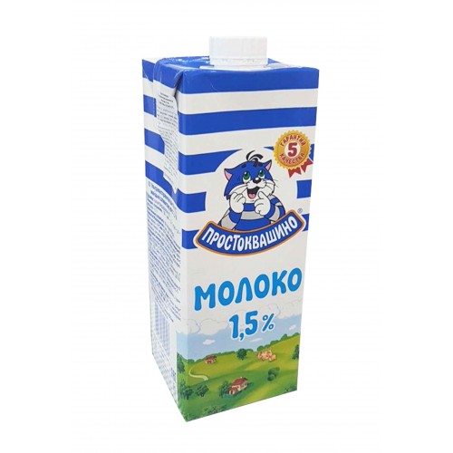 Простоквашино Молоко 1,5% 950 мл