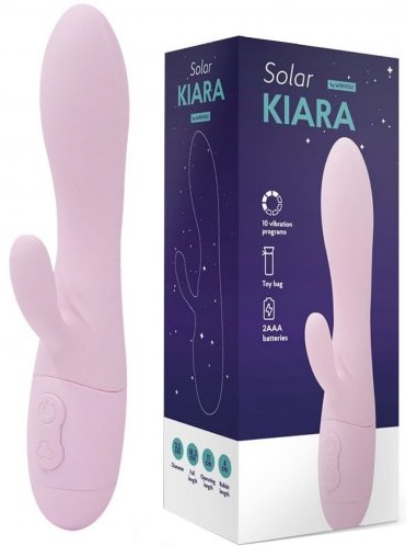 Вибратор SOLAR Kiara Pastel Pink арт.05500