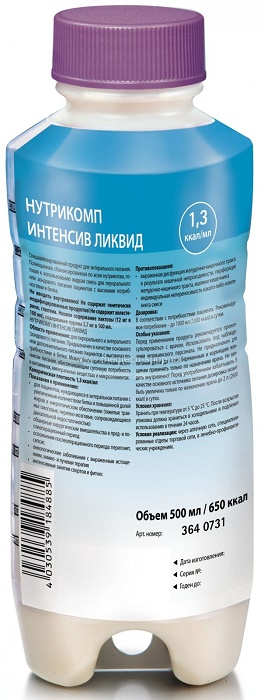 Нутрикомп Интенсив Ликвид 500 мл нейтральный вкус @ &