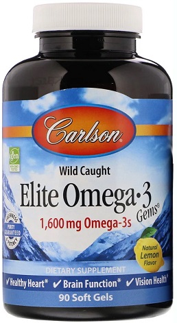 Carlson Elite Omega 3 Gems №90капс  &