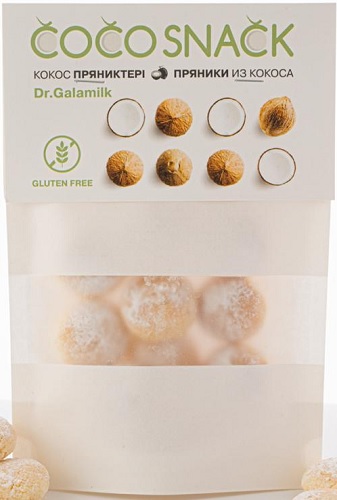 Dr.Galamilk Cocosnack Пряники из кокоса 100г 