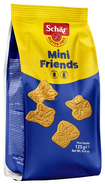 Dr.Schar Mini Friends Печенье 125г без глютена / Milly Friends
