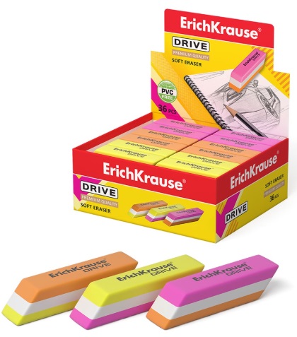Ластик ErichKrause Drive 1шт арт.35779 