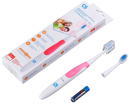 Зубная щетка Электрическая Звуковая CS Medica CS-161 Розовый