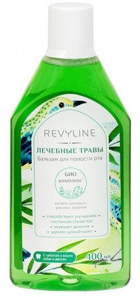 REVYLINE Бальзам для полости рта 400 мл Лечебные Травы ( 3186 )