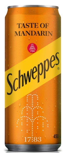 Напиток газированный SCHWEPPES Мандарин 450мл ж/б