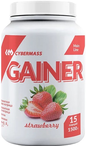 CyberMass Гейнер 1500г Клубника