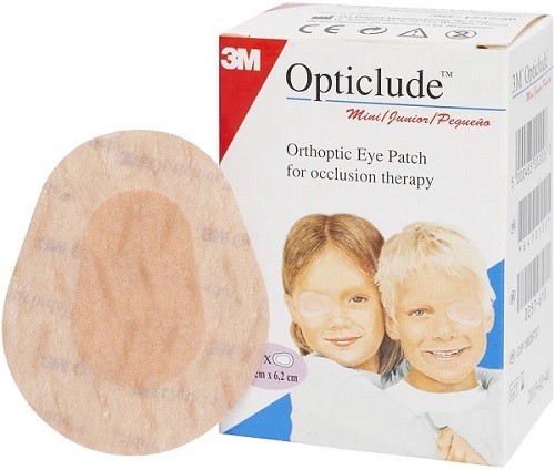 Пластыри Глазные для Детей Opticlude 5*6,2см ( 50 шт ) 3M 1537/50 Окклюдеры (Упаковка)