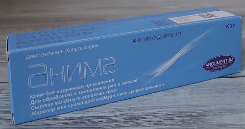 Анима крем 100 г ( декспантенол, хлоргексидина гидрохлорид )